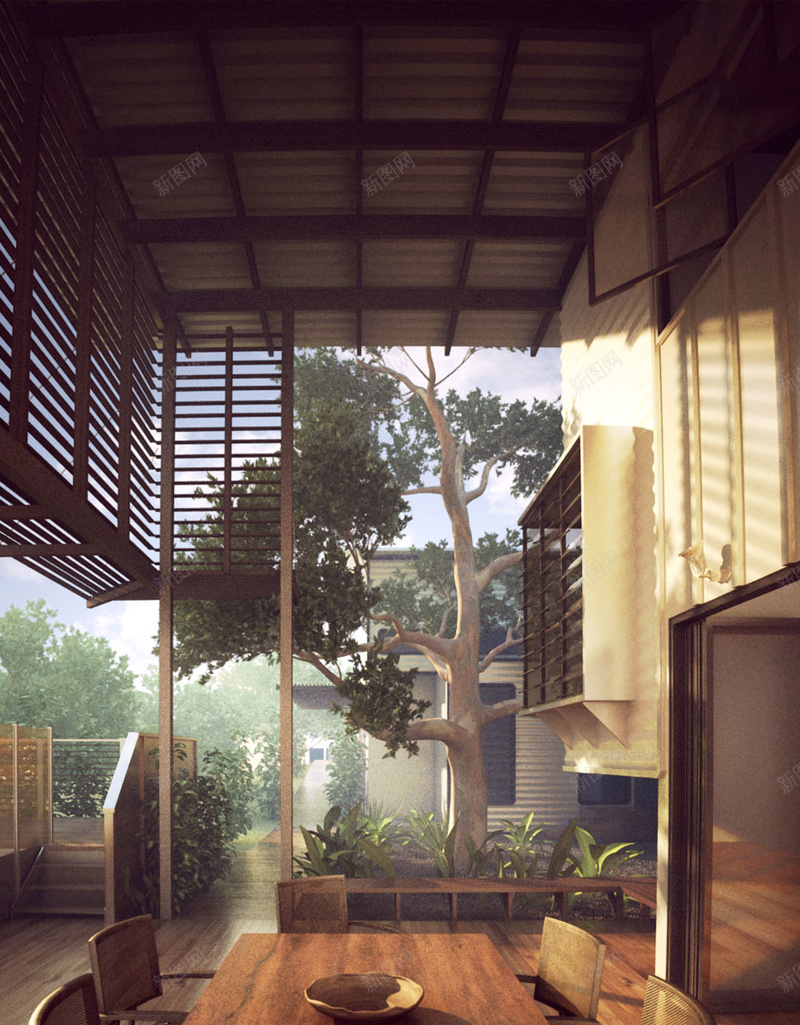 室内餐厅H5背景psd_88icon https://88icon.com H5 h5 室内 摄影 木桌 椅子 窗户 风景 餐厅 高档