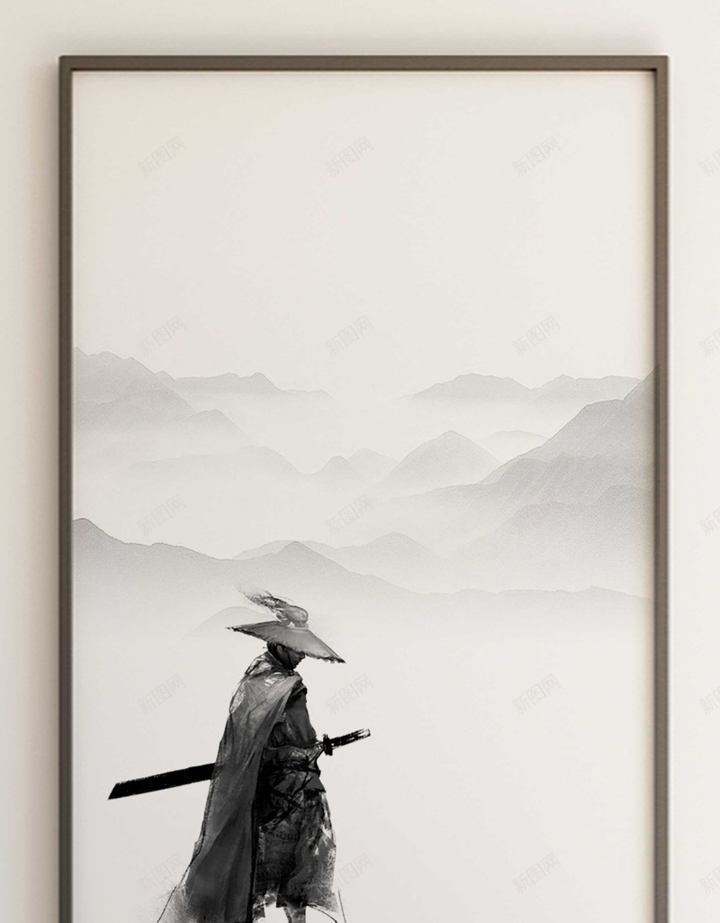 简约文艺剑客装饰画家居海报psdpsd设计背景_88icon https://88icon.com 剑客 家居海报 招兵买马 招聘海报 文艺 水墨风 海报psd 男剑客 简约 装饰画