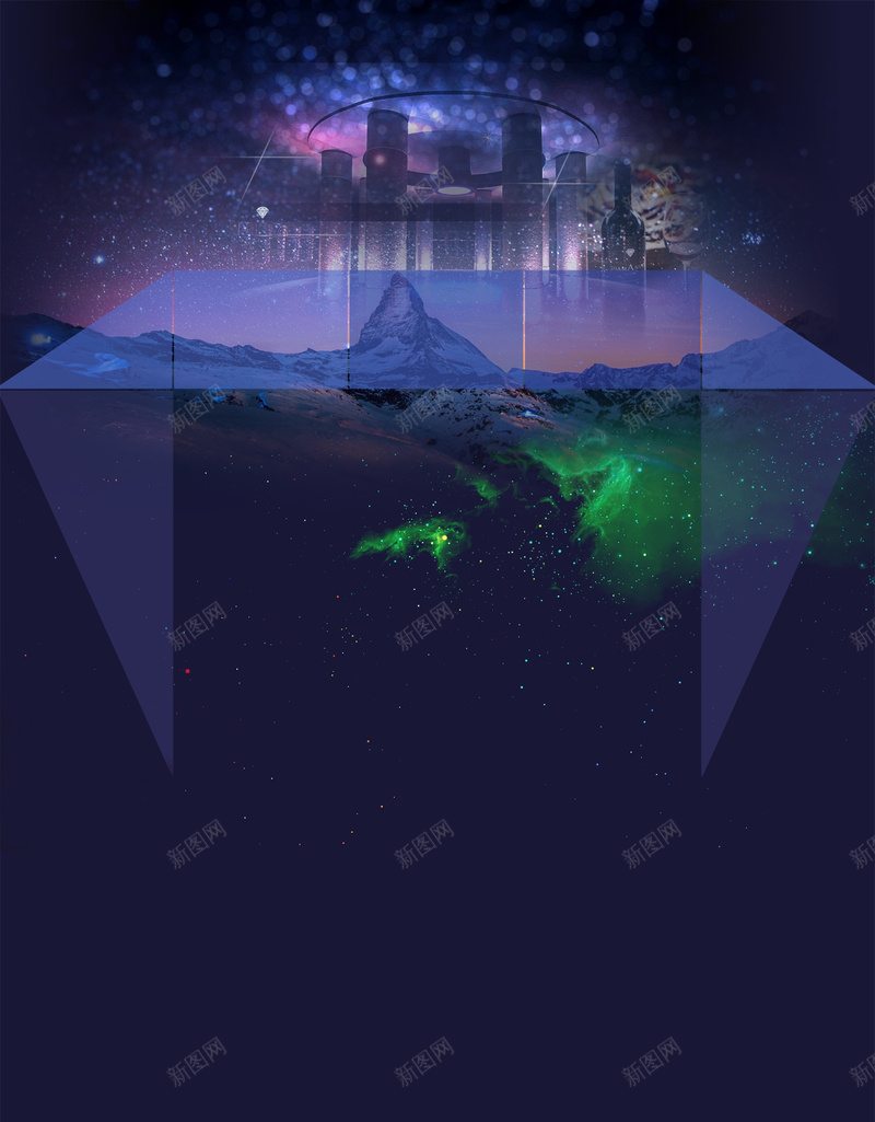 大气星空宇宙都市时尚H5背景psdpsd设计背景_88icon https://88icon.com H5背景 h5 企业邀请函 公司年会 几何元素 城市夜景 大气风 宇宙 时尚背景 星云 星空 简洁风