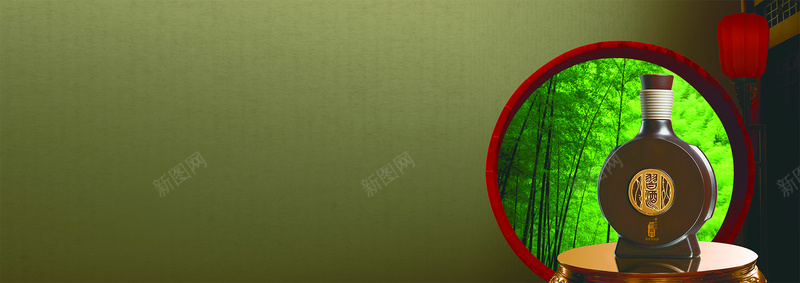 中国古典美酒促销bannerpsd设计背景_88icon https://88icon.com banner 中国风 久酒沉香 店铺 手机 海报banner 淘宝 红酒 酒