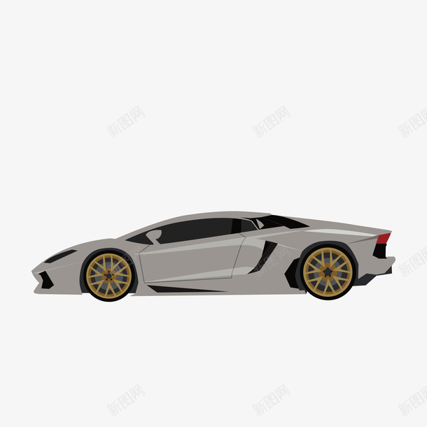 灰色时尚卡通跑车矢量图eps免抠素材_88icon https://88icon.com 交通工具 卡通 图案 小清新 彩色 汽车 灰色 简约 装饰 跑车 车 车辆 矢量图