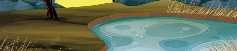 手绘户外荒野环境背景矢量图ai设计背景_88icon https://88icon.com 卡通环境背景 卡通背景 户外环境背景 户外背景 手绘背景 环境背景 矢量卡通背景 矢量图 矢量背景 荒野 荒野背景