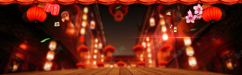 新年元素背景图psd设计背景_88icon https://88icon.com 中国风 喜庆背景 张灯结彩 新年元素背景图 海报banner 设计素材