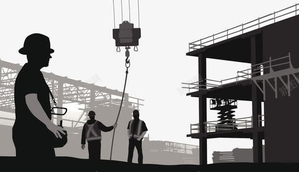 地盘建筑工人png免抠素材_88icon https://88icon.com 地盘 建筑工人 盖楼 盖楼房 起重机