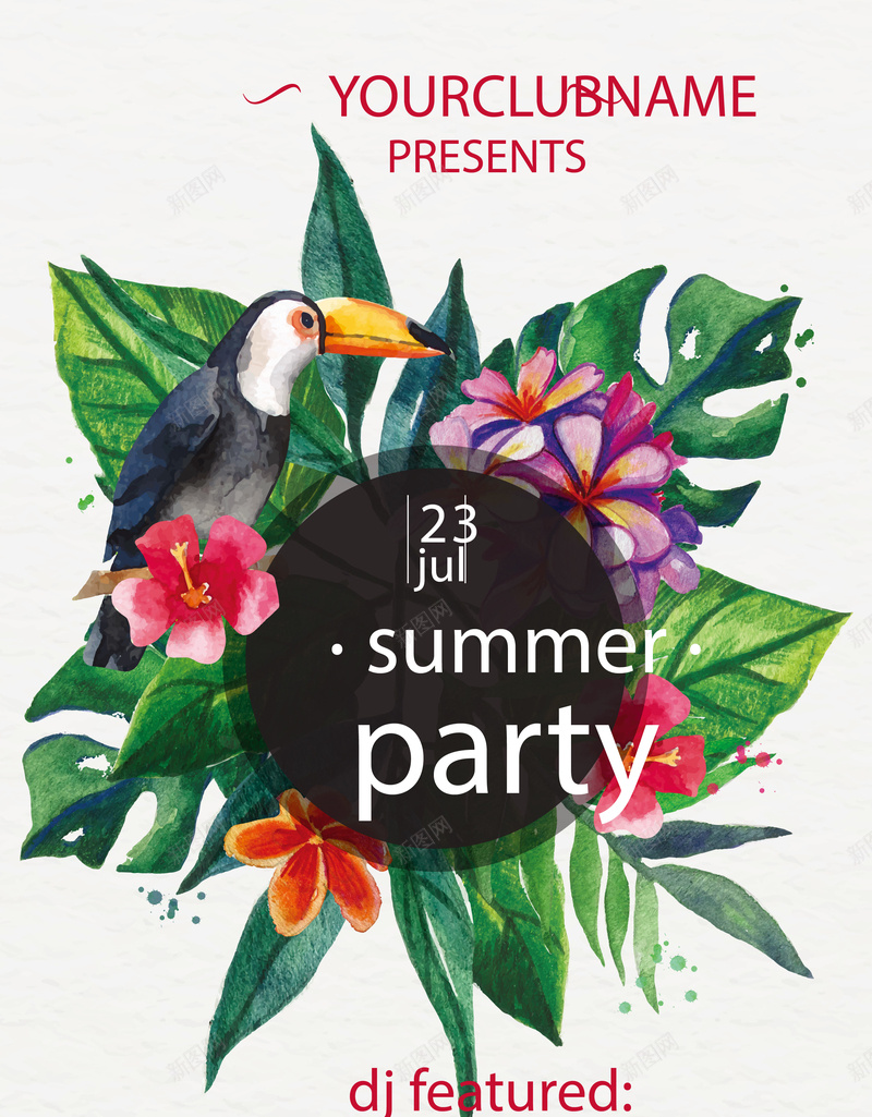 手绘彩色花朵鸟背景矢量图ai设计背景_88icon https://88icon.com 卡通 彩色花朵 手绘 海报 童趣 背景 鸟 矢量图