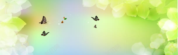 清新唯美背景banner背景图片 清新唯美背景banner背景