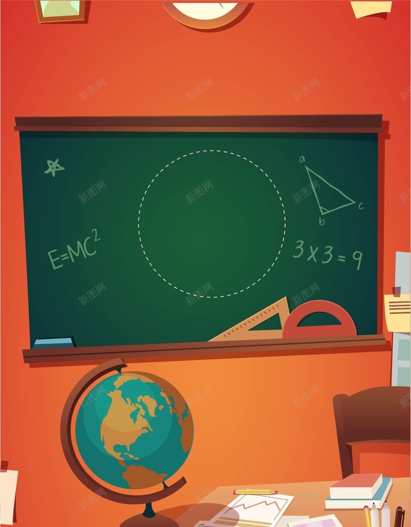 红色可爱学院风矢量背景图ai设计背景_88icon https://88icon.com H5 卡通 可爱 可爱背景 学院 手绘 矢量 童趣 红色 背景图 矢量图
