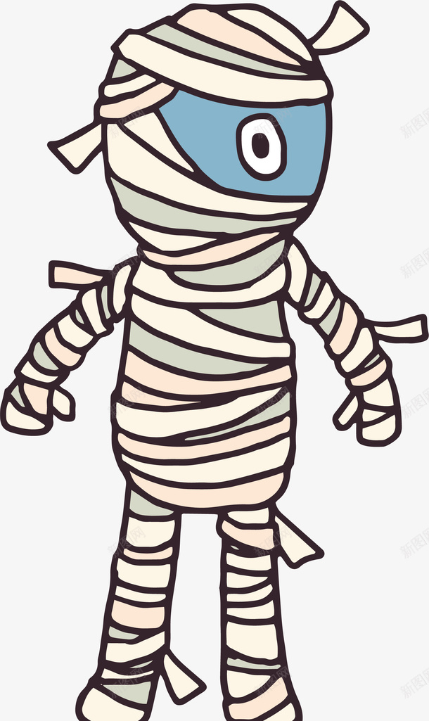 缠着绷带的怪物矢量图ai免抠素材_88icon https://88icon.com 万圣节 万圣节绷带 矢量png 矢量图 绷带 绷带怪人 绷带怪头像 缠着绷带