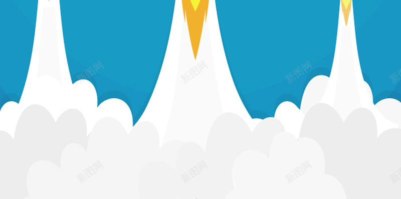 红色火箭白云矢量图H5背景ai设计背景_88icon https://88icon.com H5背景 几何 升空 扁平 扁平化 渐变 火箭 火箭背景 白云 白云背景 矢量图 背景 蓝色