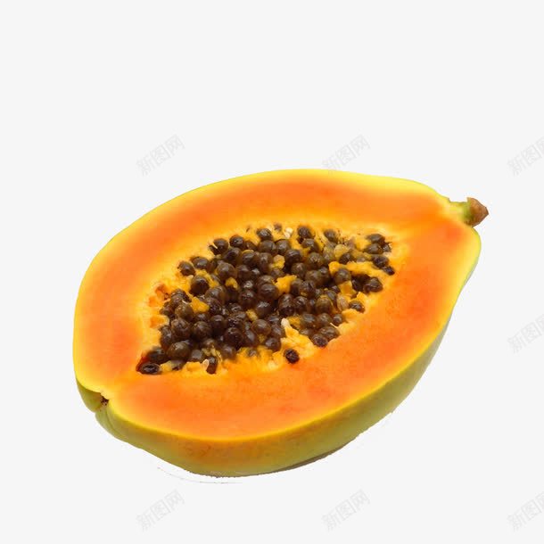 木瓜png免抠素材_88icon https://88icon.com 木瓜 果实 果肉 水果 食品