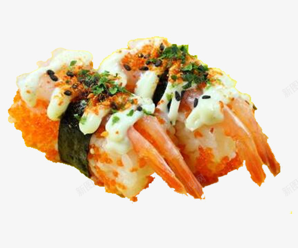 虾肉的散寿司美食png免抠素材_88icon https://88icon.com 元气寿司 寿司 料理 米饭蔬菜 美食 虾 食物 餐厅