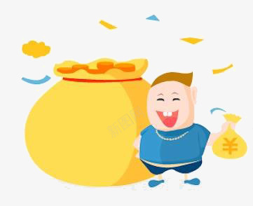 大财主png免抠素材_88icon https://88icon.com 网页卡通金钱