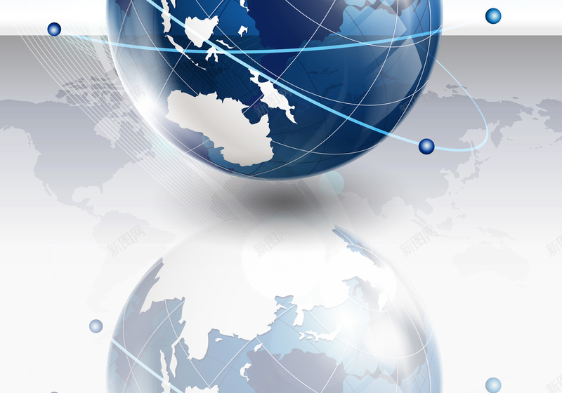 蓝色科技方块地球背景矢量图ai设计背景_88icon https://88icon.com 商务 地球背景 方块 科幻 科技 蓝色 矢量图