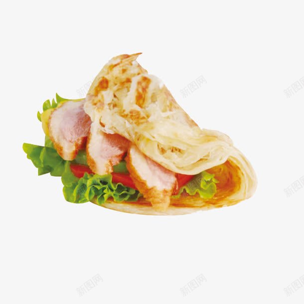手抓饼png免抠素材_88icon https://88icon.com 小吃 美食 饼