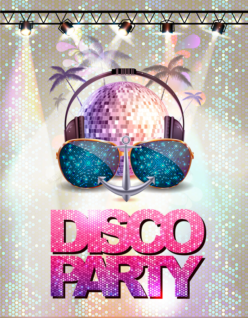 迪斯科马赛克艺术字音乐背景矢量图ai设计背景_88icon https://88icon.com disco 几何 太阳镜 扁平 渐变 灯光 矢量图 耳机 舞台 马赛克 高清迪斯科音乐背景