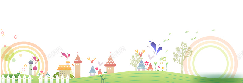 卡通背景矢量图背景图片 卡通背景矢量图背景