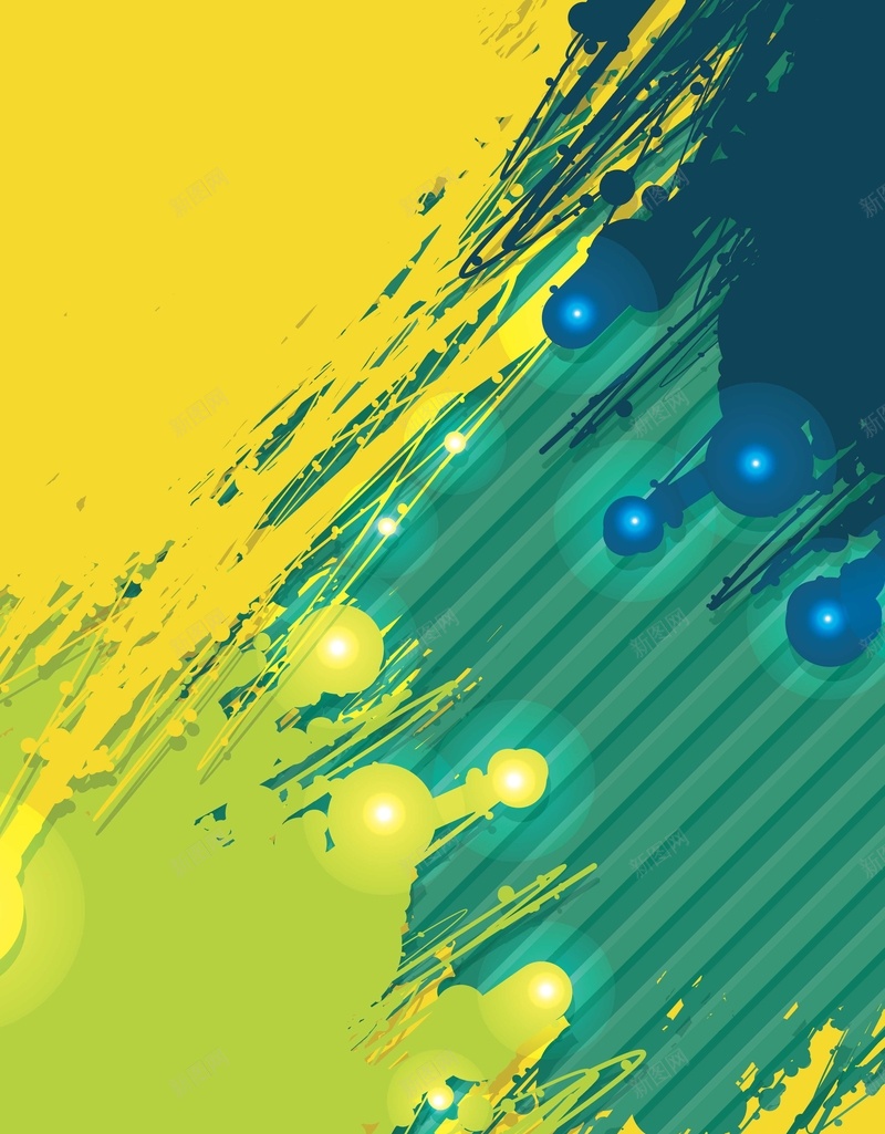 彩色喷墨背景装饰矢量图ai设计背景_88icon https://88icon.com 几何 喷墨背 小清新 彩色 扁平 景装饰 渐变 绿色 矢量图
