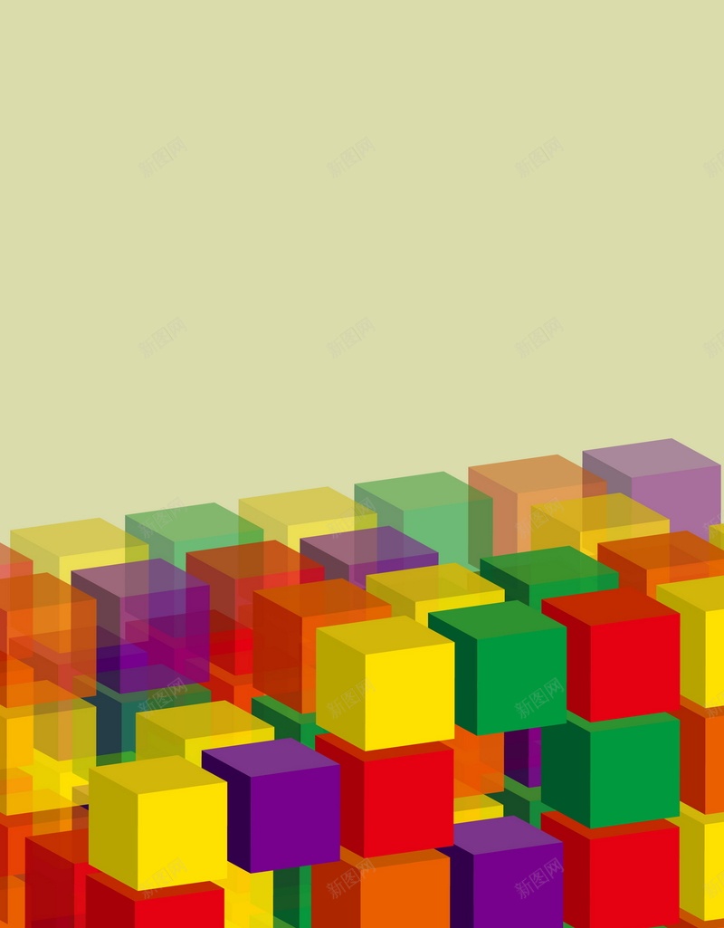 炫彩正方体矢量图ai设计背景_88icon https://88icon.com 几何 图形 多彩 扁平 正方体 正方形 渐变 炫彩 矢量图