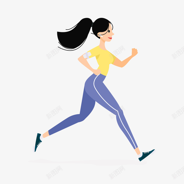 手绘卡通扁平风跑步png免抠素材_88icon https://88icon.com 卡通 大步跑 扁平风 手绘 跑步