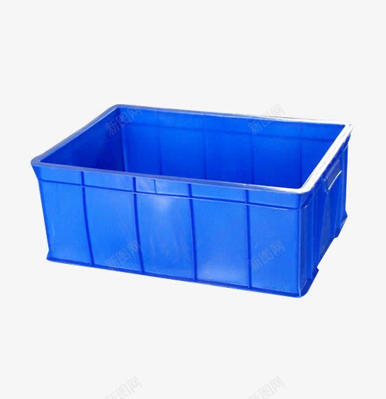 蓝色加长塑料材质水箱png免抠素材_88icon https://88icon.com 免抠 加长 塑料 实物素材 水箱 水箱子 蓝色
