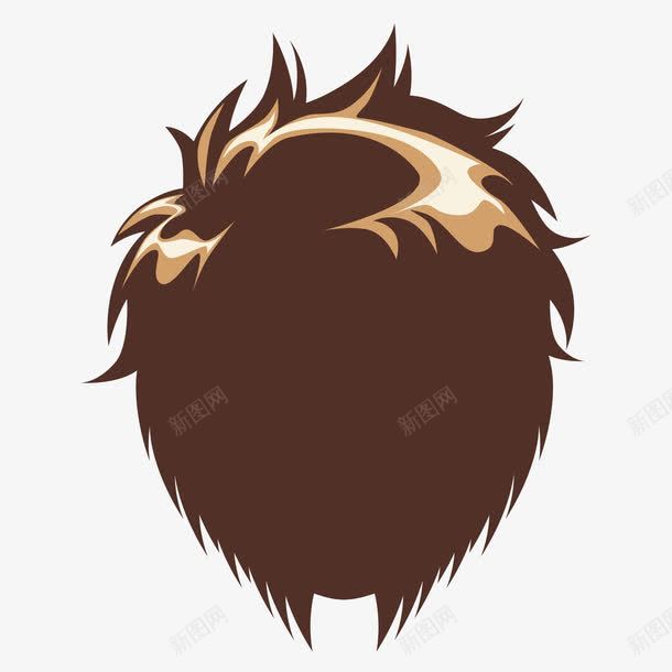 卡通男生发型帅气褐色头发png免抠素材_88icon https://88icon.com 免扣PNG 卡通 发型 头发 帅气 潮男发型 男生