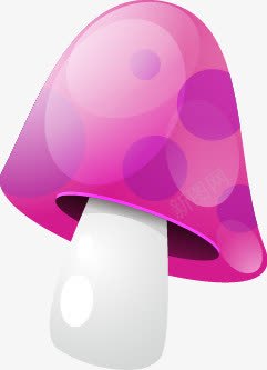 卡通紫色精美蘑菇png免抠素材_88icon https://88icon.com 卡通 精美 紫色 蘑菇
