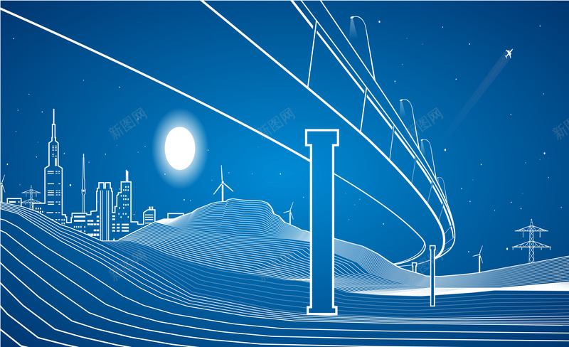 手绘线条列车蓝色背景矢量图ai设计背景_88icon https://88icon.com 列车 卡通 手绘 童趣 线条 背景 蓝色 矢量图