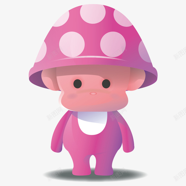 手绘卡通蘑菇矢量图ai免抠素材_88icon https://88icon.com 卡通蘑菇素材 可爱蘑菇人物素材 矢量蘑菇 蘑菇素材 矢量图