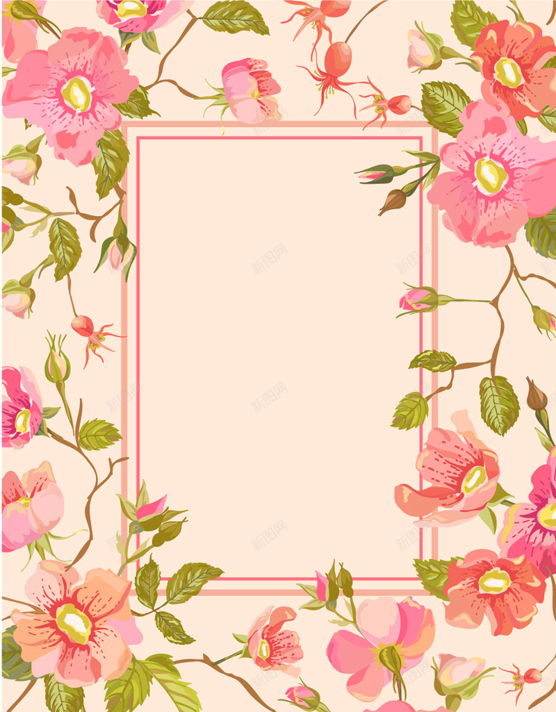 花卉水彩背景矢量图ai设计背景_88icon https://88icon.com 化妆品 小清新 彩绘 手工 手绘 护肤品 文艺 植被白色 水彩画 水彩花 简约 绘画 自然 自然背景 花卉背景 花背景 矢量图