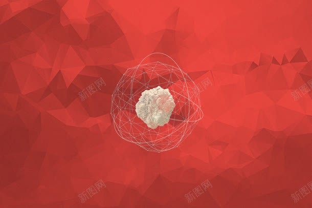 线条圆石红色背景jpg设计背景_88icon https://88icon.com 红色 线条 背景