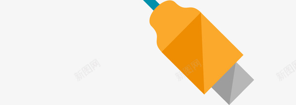 卡通蓝色网线png免抠素材_88icon https://88icon.com 免抠PNG 卡通 简约 线头 线条 网线 蓝色