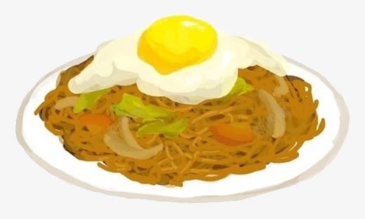 小清新唯美手绘鸡蛋面png免抠素材_88icon https://88icon.com 唯美 小清新 手绘 炒面 炒面免费下载 面条 鸡蛋