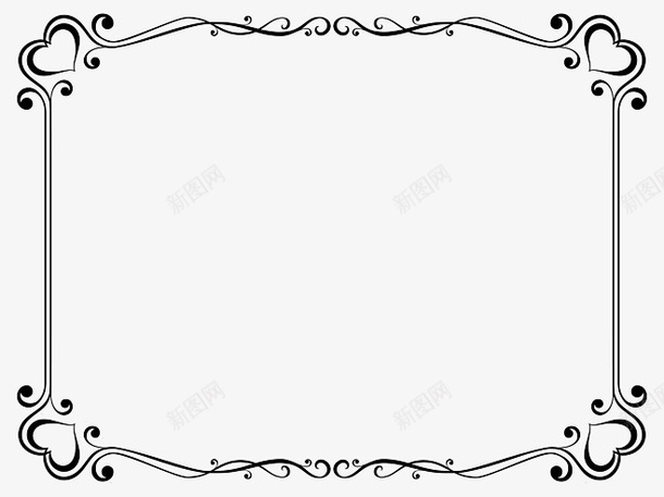 通用绘画框爱心png免抠素材_88icon https://88icon.com PNG 素材 通用