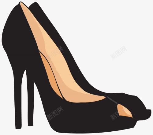手绘女式高跟鱼嘴鞋png免抠素材_88icon https://88icon.com 女式 手绘 细跟 鞋子 高跟鞋 鱼嘴鞋
