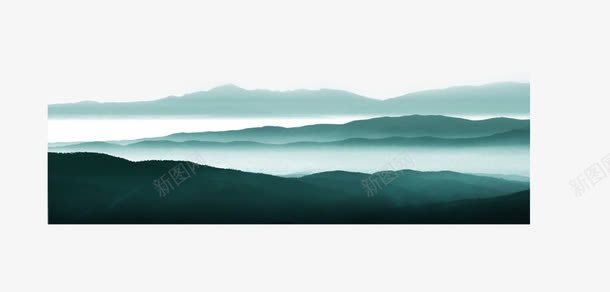 山脉背景png免抠素材_88icon https://88icon.com 山脉 素色 缥缈