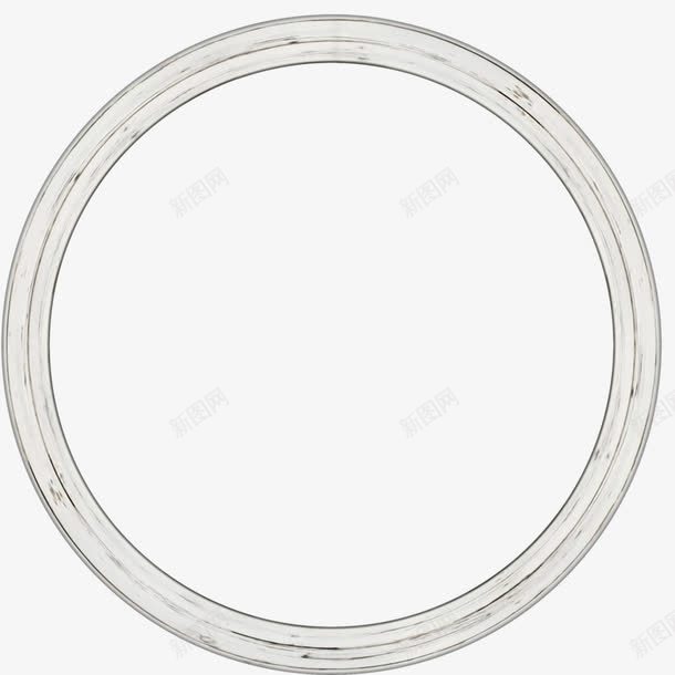 手绘简约白色圆形边框png免抠素材_88icon https://88icon.com 圆形 手绘 简约 简约白色 边框