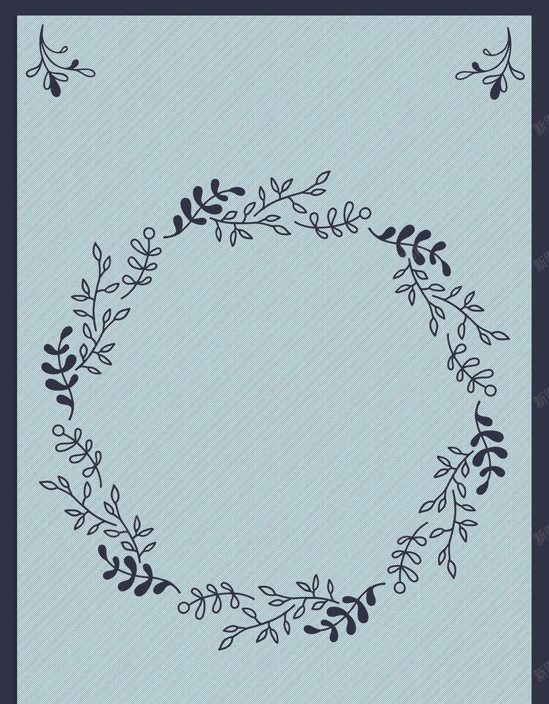 矢量简约手绘花环边框背景ai设计背景_88icon https://88icon.com 小清新 手绘 文艺 欧式底纹 海报 涂鸦 淡彩 简笔画 简约 花环 花草圆环 请柬 边框 邀请函 矢量图