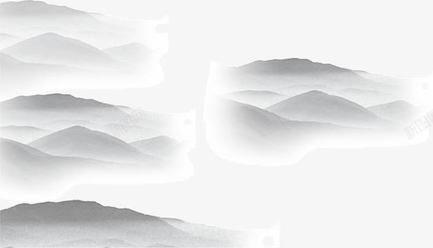 中国水墨画云海png免抠素材_88icon https://88icon.com 中国 云海 水墨画 背景
