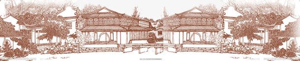 素描古镇png免抠素材_88icon https://88icon.com 古镇 建筑 素描
