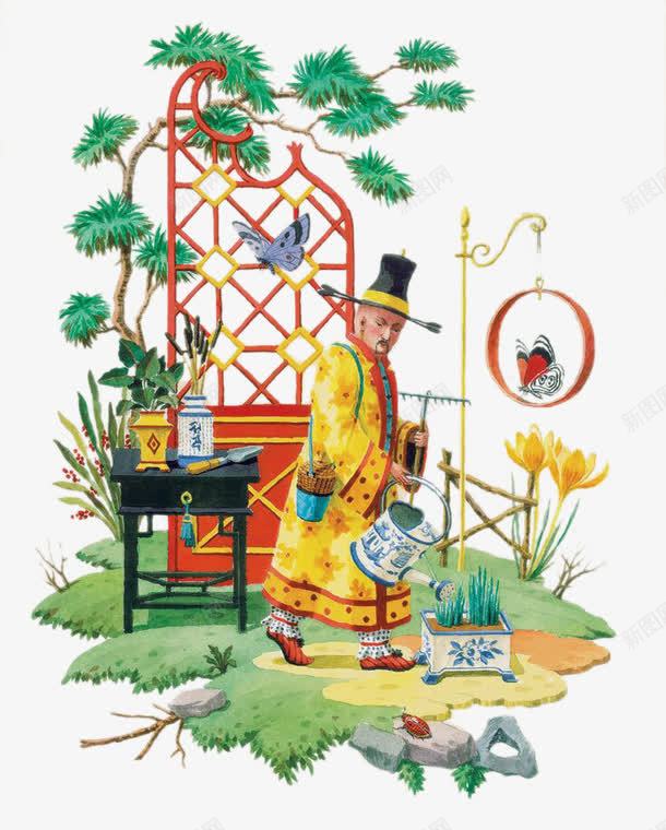 古代朝鲜官员生活场景png免抠素材_88icon https://88icon.com 卡通手绘 古代 官员 插画 朝鲜