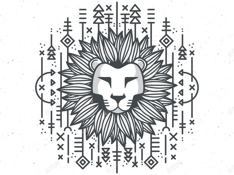 狮子头像卡通星座背景矢量图ai设计背景_88icon https://88icon.com 占星 卡通 头像 头像背景 星座 星座素材 星座运势 狮子 素材 背景 矢量图