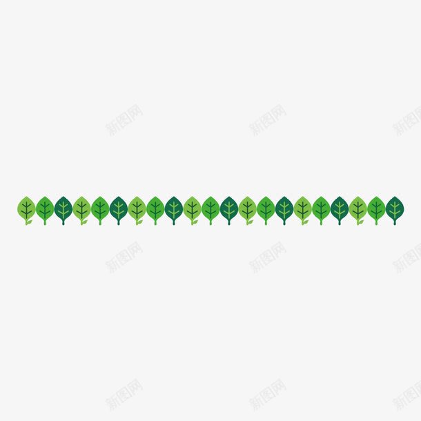 绿色小树边框png免抠素材_88icon https://88icon.com 小树 小清新 手绘 树叶 绿叶 绿色 花边