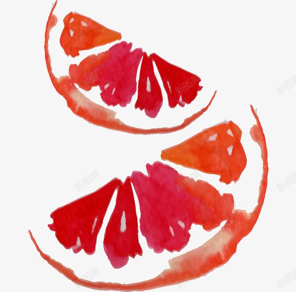 切开的橙子水墨图png免抠素材_88icon https://88icon.com 手绘图 果实 果皮 果肉 橙子 水墨图 美味的