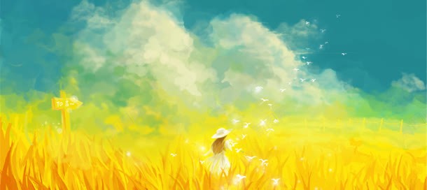 非主流唯美田园风格背景jpg设计背景_88icon https://88icon.com 主流 田园 背景 风格