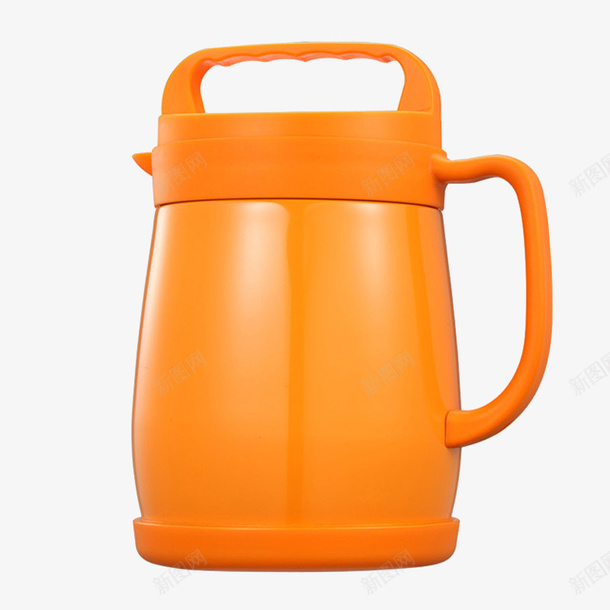 橙色电水壶png免抠素材_88icon https://88icon.com 保温闷烧 插电闷烧 橙色外壳水壶 橙色小电器 电器水壶 电热壶