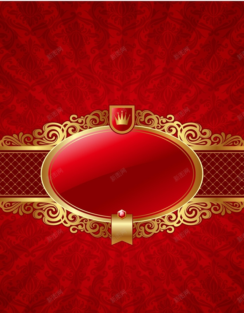 金色花纹边框红色射线背景矢量图ai设计背景_88icon https://88icon.com 几何 射线 渐变 红色 背景 花纹 边框 金色 矢量图