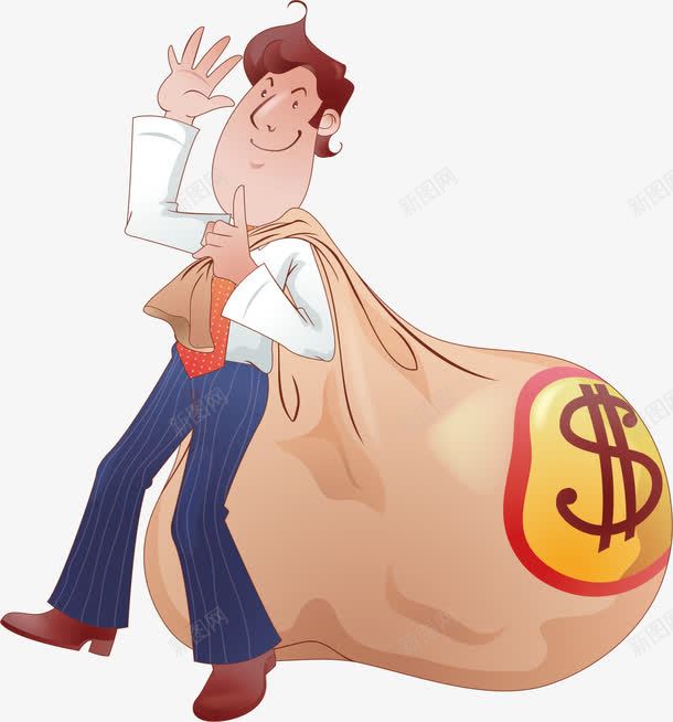 投资成功金钱满盆png免抠素材_88icon https://88icon.com 成功 投资人 金钱