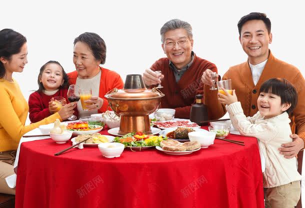 一家人团年饭psd免抠素材_88icon https://88icon.com 吃团年饭 姘戜織椋庝織 瀹朵汉 鍜岃皭 鍥勾楗