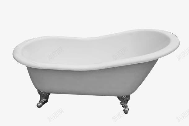 浴缸png免抠素材_88icon https://88icon.com 洗澡 浴室用具 白色浴具