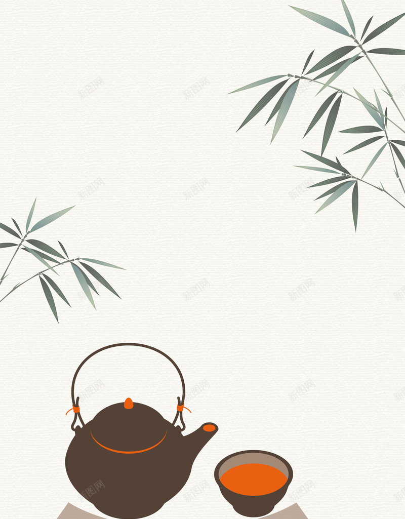 矢量古风扁平化手绘茶艺背景ai设计背景_88icon https://88icon.com 传统茶道 古典茶艺 古风 品茶 扁平化 手绘 海报 竹子 背景 茶壶 茶文化 茶杯 茶艺 茶道 矢量图